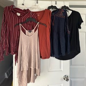 (5) American Eagle top bundle